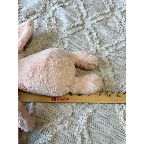 Jellycat Bashful Pink Bunny Rabbit Chime Jingle Rattle Baby Security Toy Plush - Picture 5 of 5